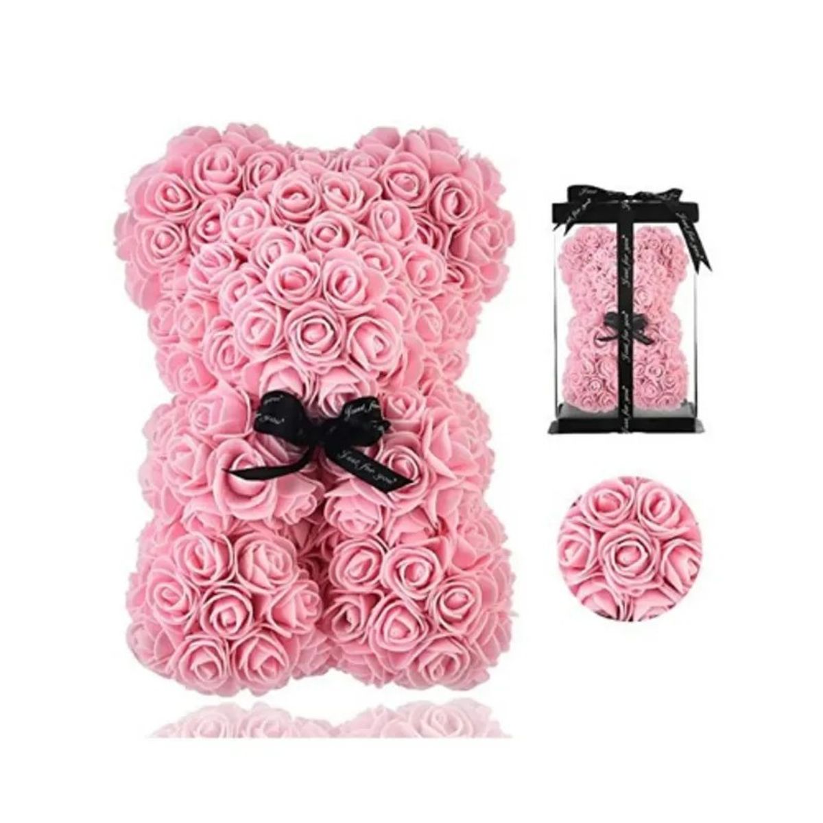 MOVI - Oso Pétalos de Rosa color Rosado