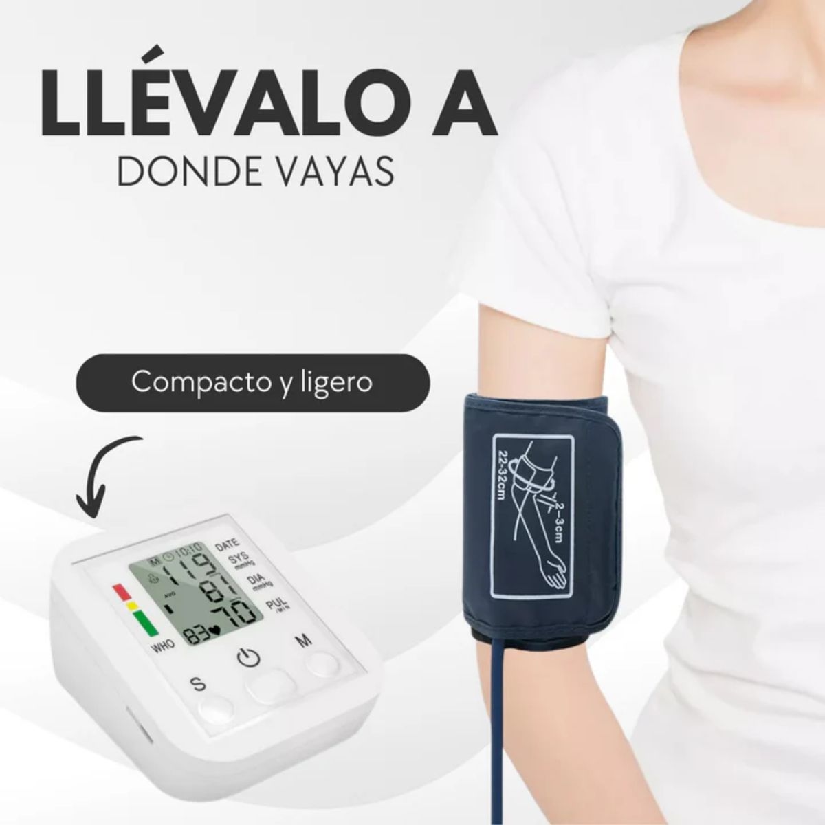 MOVI - Medidor de Presión Digital con Voz  Precisión Profesional