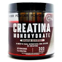 FNL - Creatina Monohidratada 300g Sin Sabor Fitness -