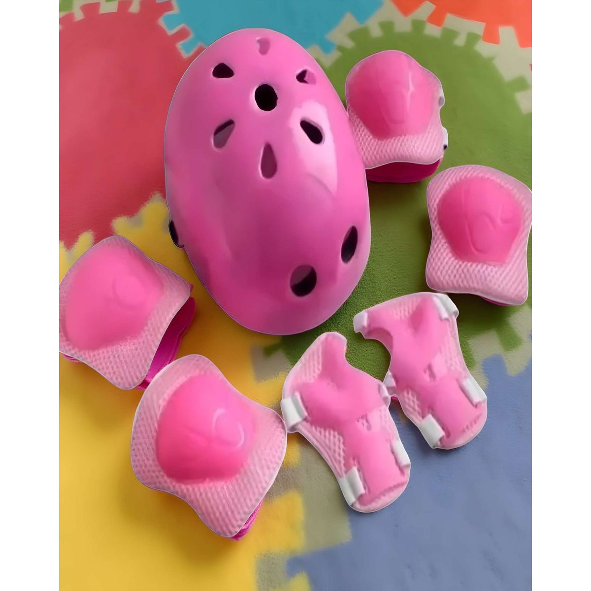 GENERICO - KIT DE PATINES ROSADO