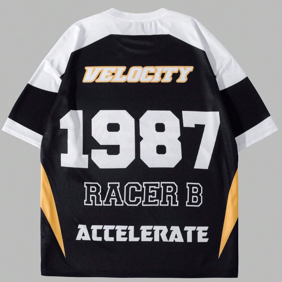 KIRAMA CLOTHING STORE - Camiseta negra “Speed Legend” estilo racing