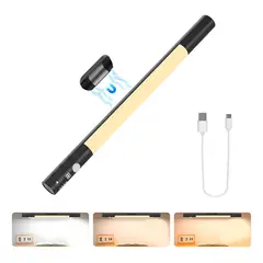 GENERICO - Barra De Luz Led Inteligente Magnética Con Sensor Humano Negro