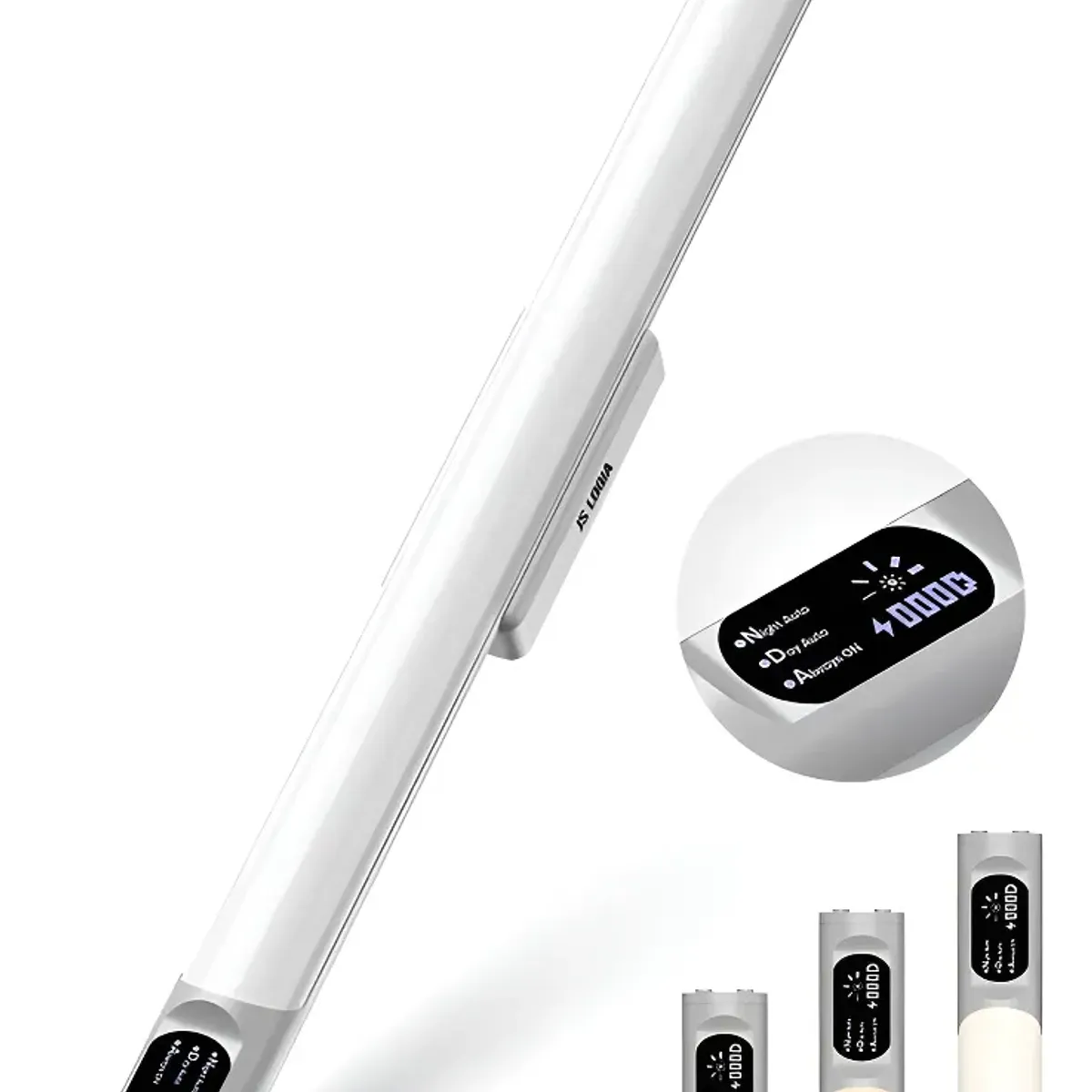 GENERICO - Luz Barra Clóset Con Sensor Movimiento 38cm Pantalla Digital Estructura Blanco