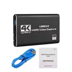 U BUY - Capturadora De Video Usb 3.0 4k Uhd Con Audio Y Micrófono