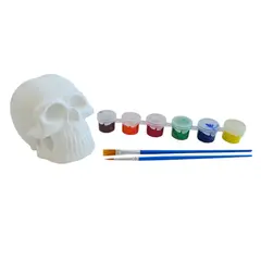 CREA TALLER - Calaca catrina de cerámica para pintar