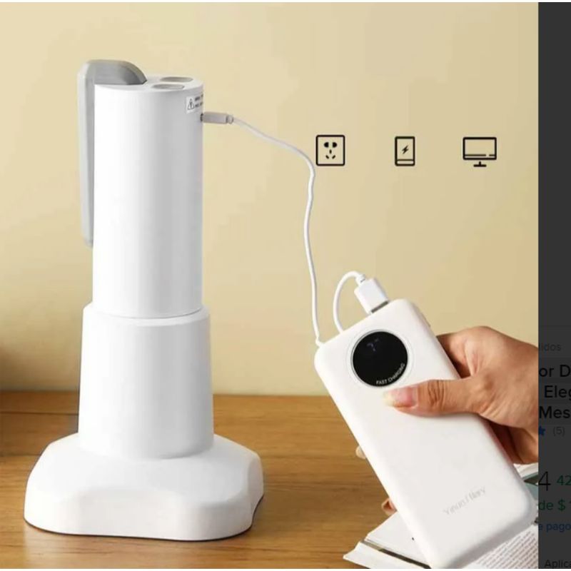 GENERICO - Dispensador De Agua Inteligente Elegante Usb Regulable Mesa