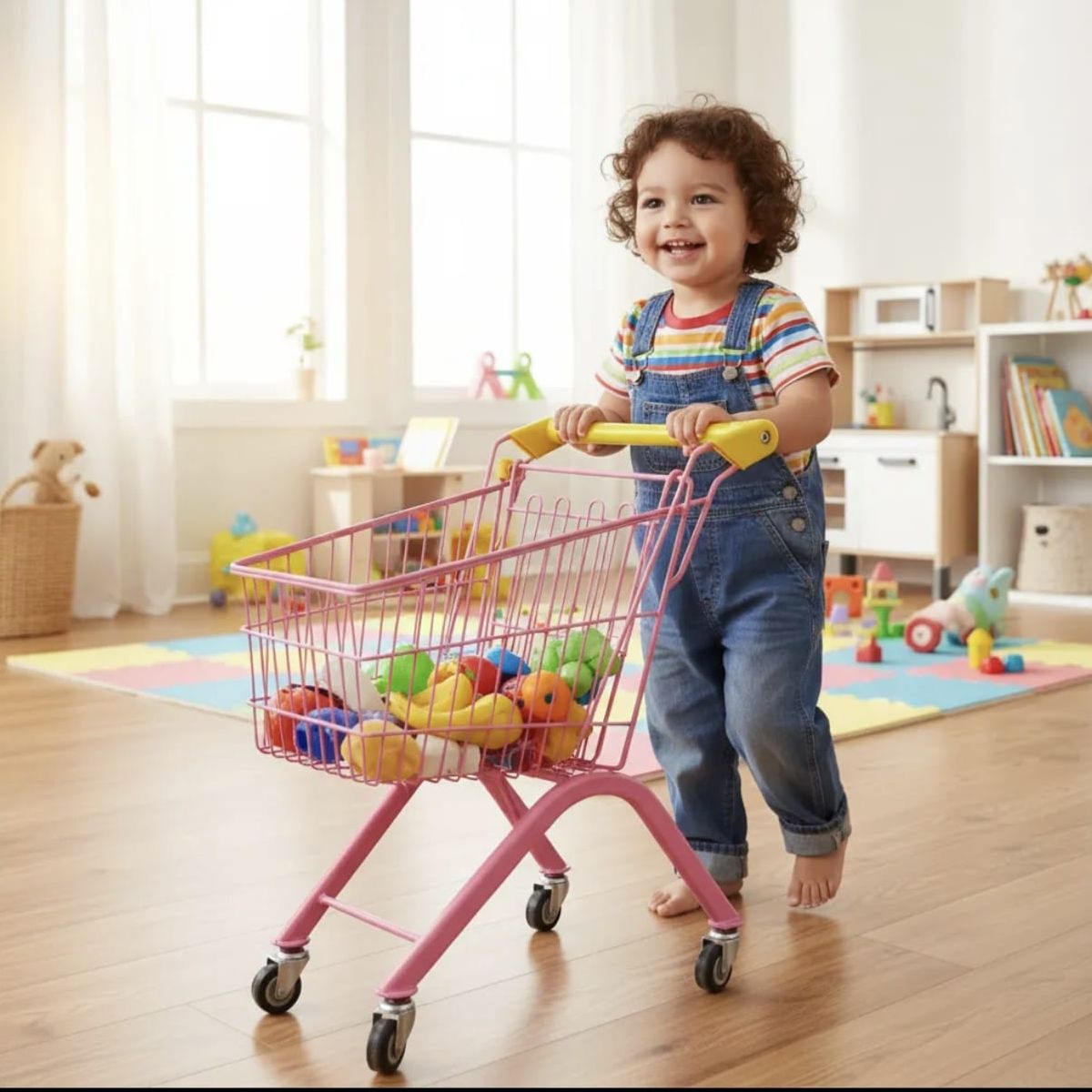 BLUE MOUNTAIN - Carrito de Compra Supermercado Para Niños