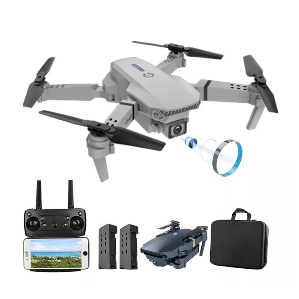 GENERICO - Dron  Infantil TXD E88 camara HD