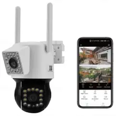 GENERICO - Cámara WIFI 2 Mp Doble Lente