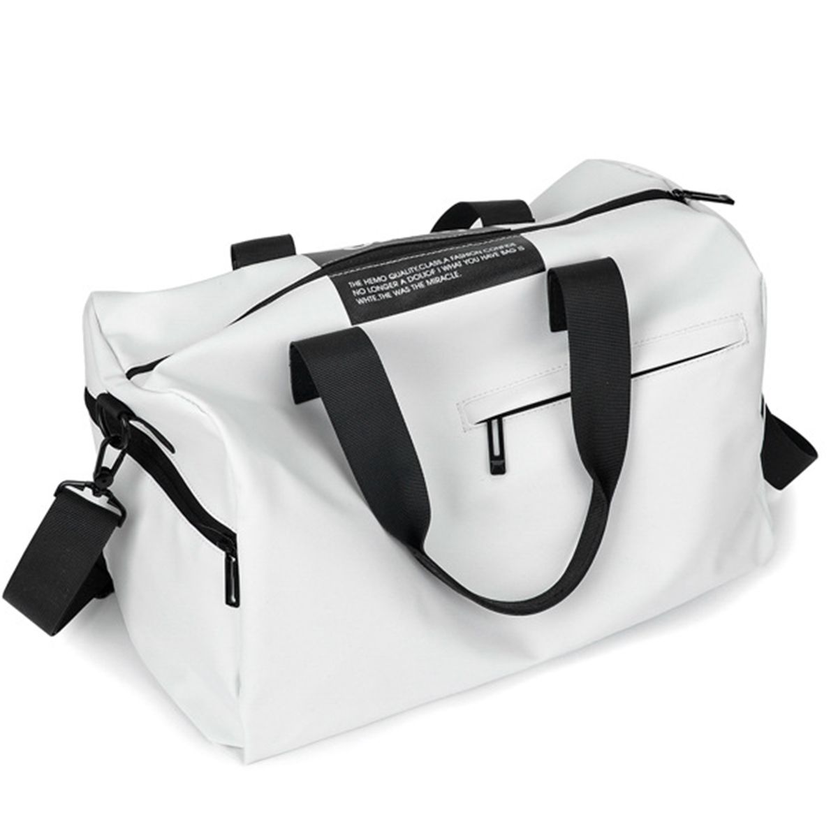 EINICIO - Bolsa Deportiva Para Gym Viaje Impermeable Separación Seco-húmedo-Blanco