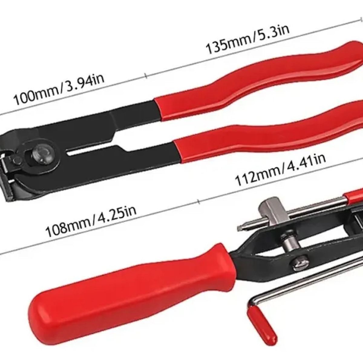 PUREPOWER - 2 Pinzas Para Abrazaderas De Cubrepolvos Juntas Homocineticas