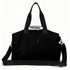 EINICIO - Bolsa Deportiva Para Gym Viaje Impermeable Separación Seco-húmedo-Negro