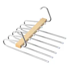 KINDA NICE - Percha Colgador De Almacenamiento Para Pantalones 6 Tubos