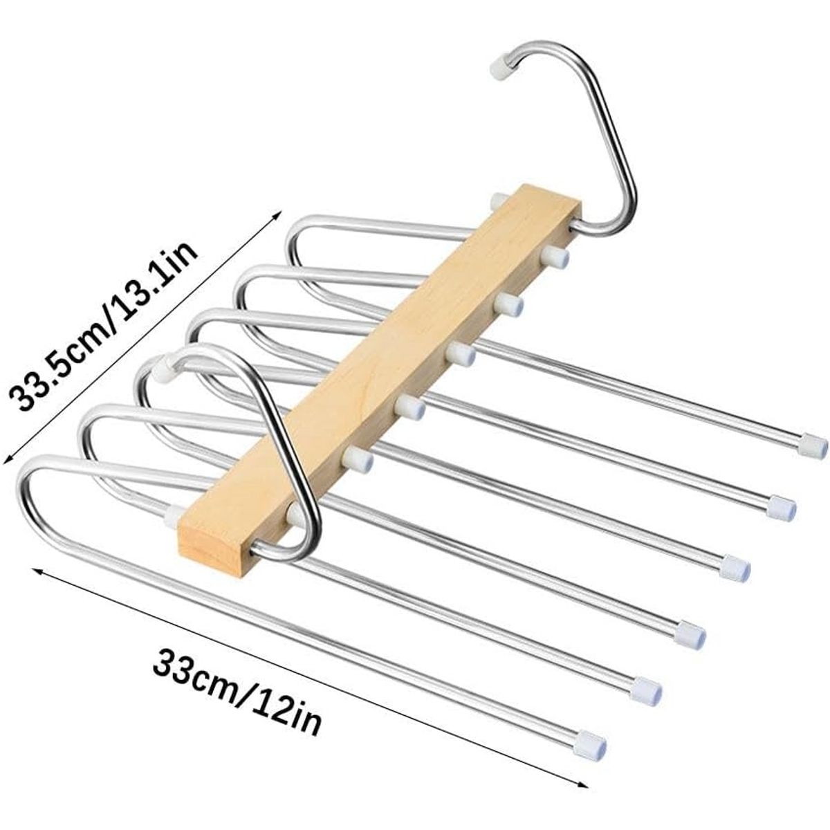 KINDA NICE - Percha Colgador De Almacenamiento Para Pantalones 6 Tubos