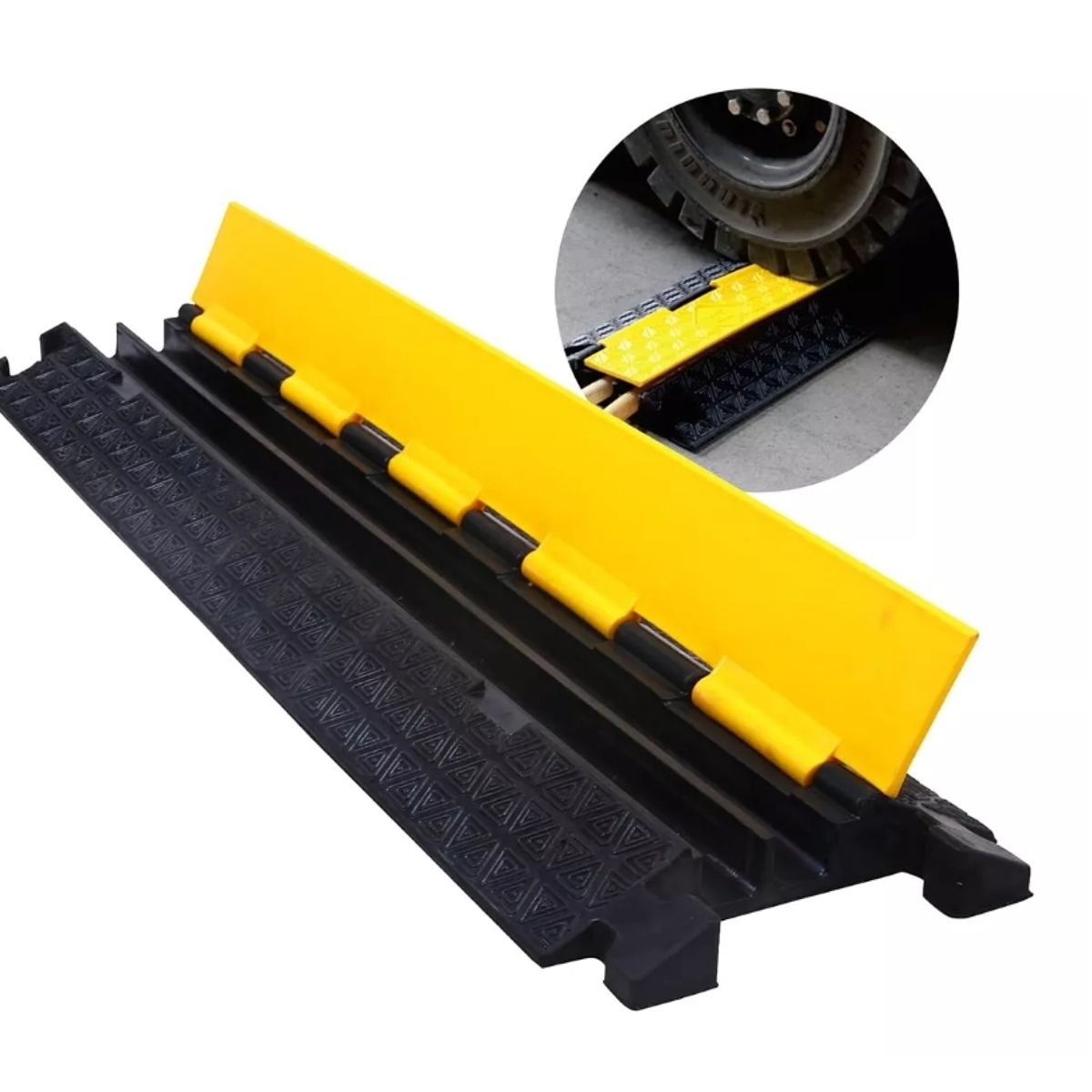 KINDA NICE - Protección De Cables Ranura Placa De Presión Topes De Goma