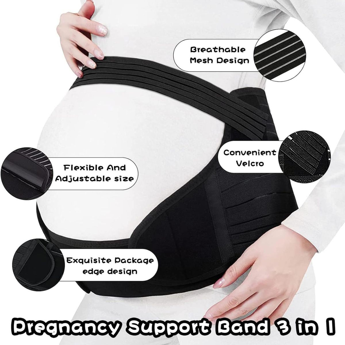 ATURE - Faja De Soporte Para El Embarazo Soporte Lumbar  Ajustable