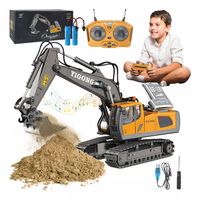 1:20 Excavadora Control Remoto Rc Juguete 11 Canal Aleación