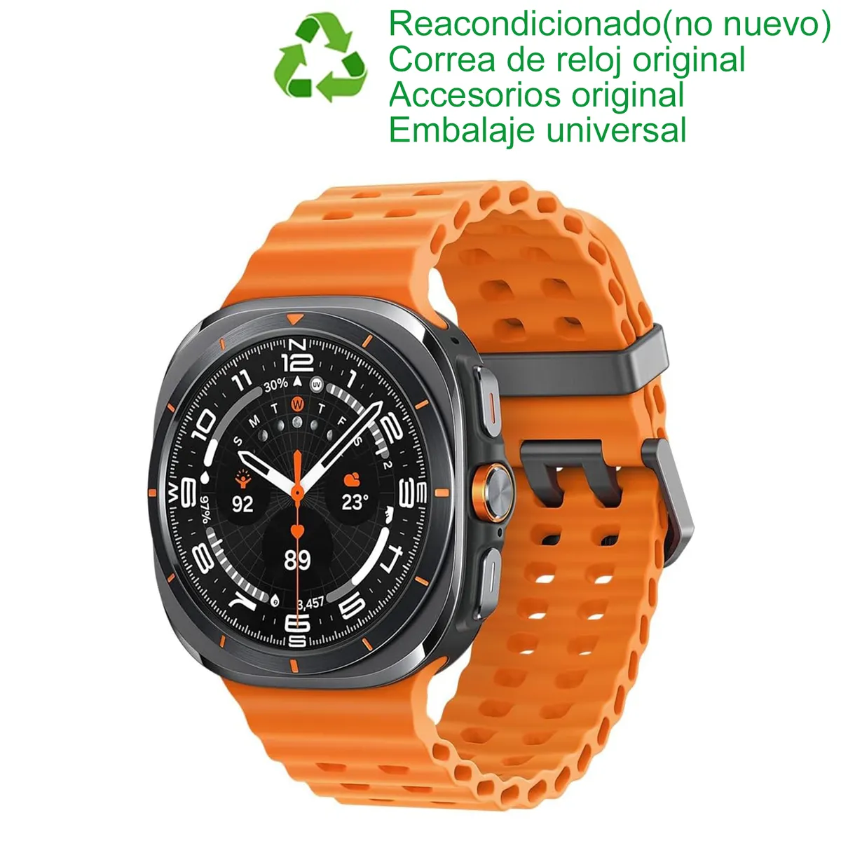 SAMSUNG - Samsung Galaxy Watch Ultra 2025 47mm LTE-Titanium Gray-Reacondicionado SemiNuevo