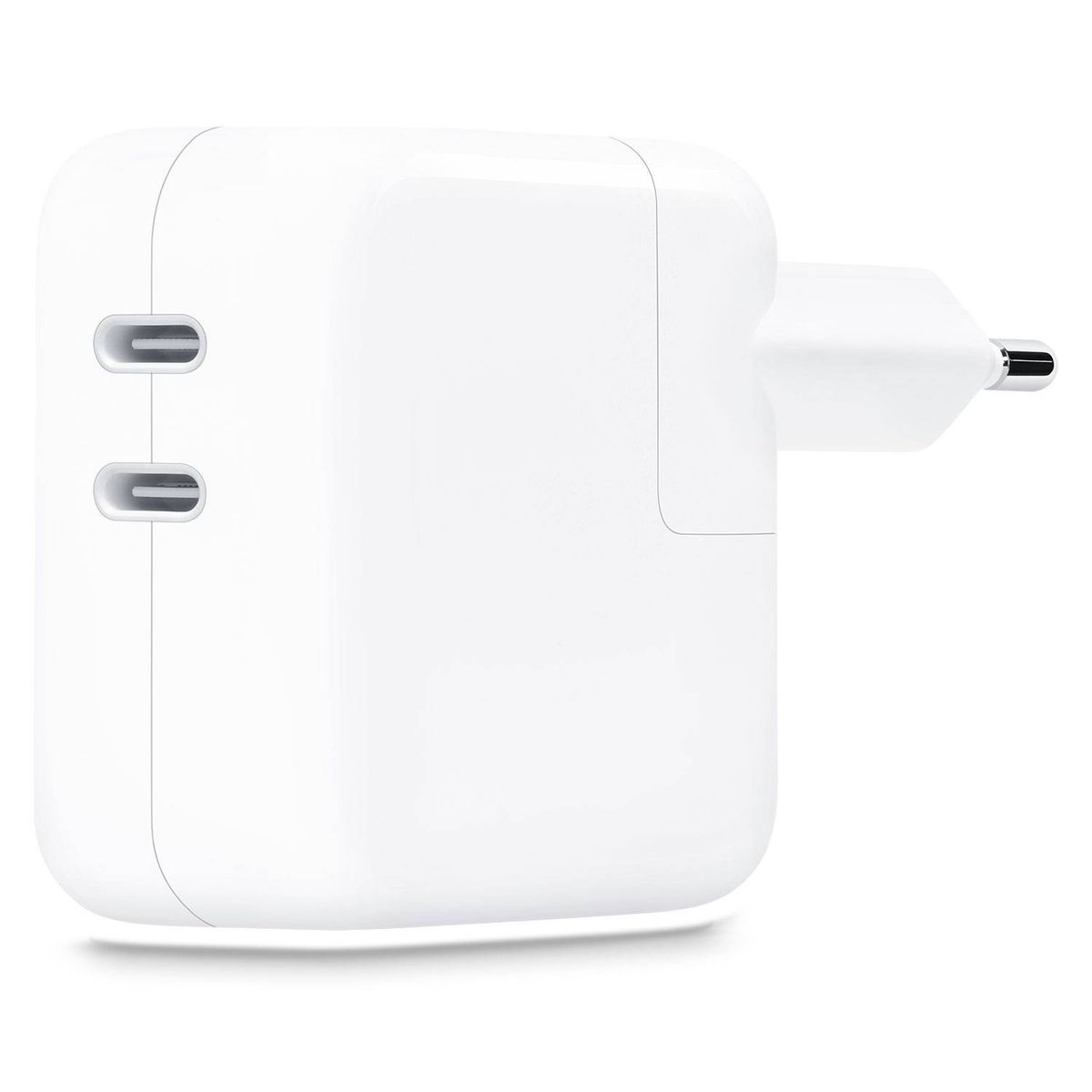 APPLE - Apple Dual Usb-C Power Adaptador Cargador iPhone 35W Con Cable C Lightning 2mt