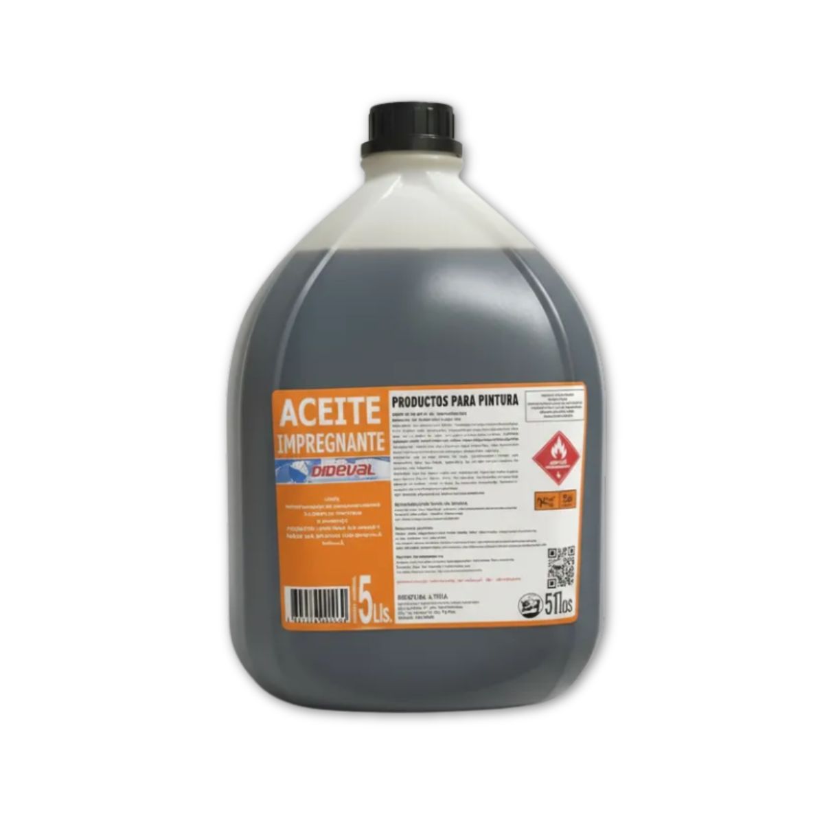 DIDEVAL - Aceite Impregnante Para Madera Bidón 5 Lts Dideval