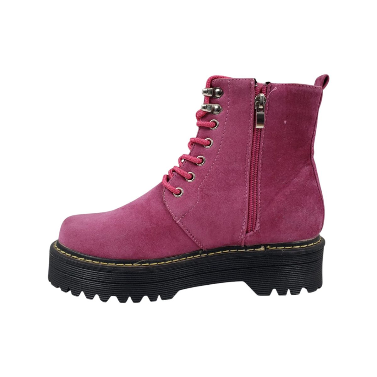 HERIEL - Botín Fucsia Plataforma Mujer