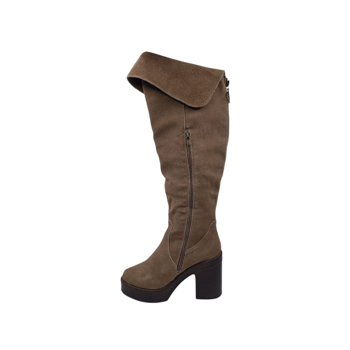 HERIEL - Bota Café Taco Mujer