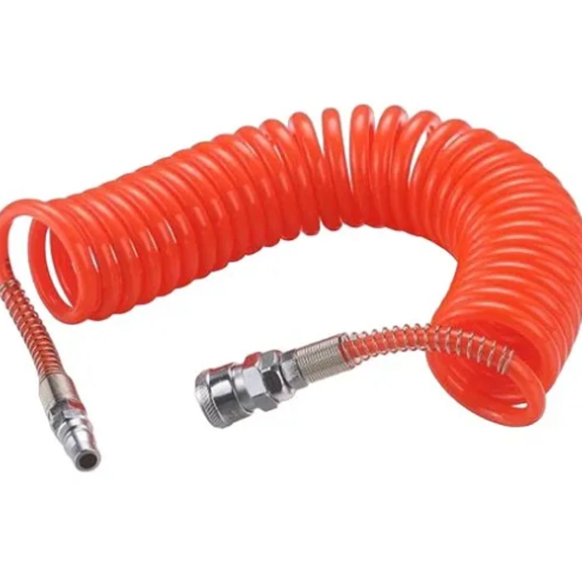 GENERICO - Manguera Espiral Para Compresor De Aire 9mts Con Acoples