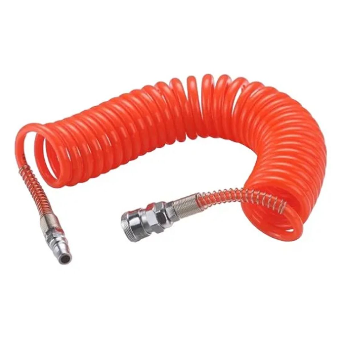 GENERICO - Manguera Espiral Para Compresor De Aire 9mts Con Acoples