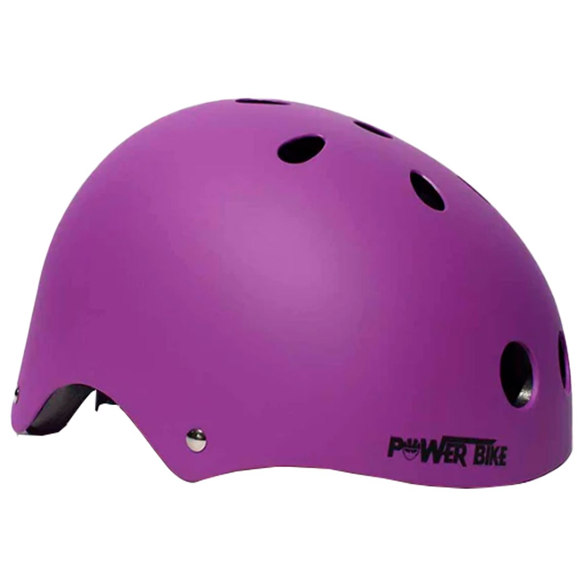 POWERBIKE - Casco Urbano con Luz Purpura Talla M