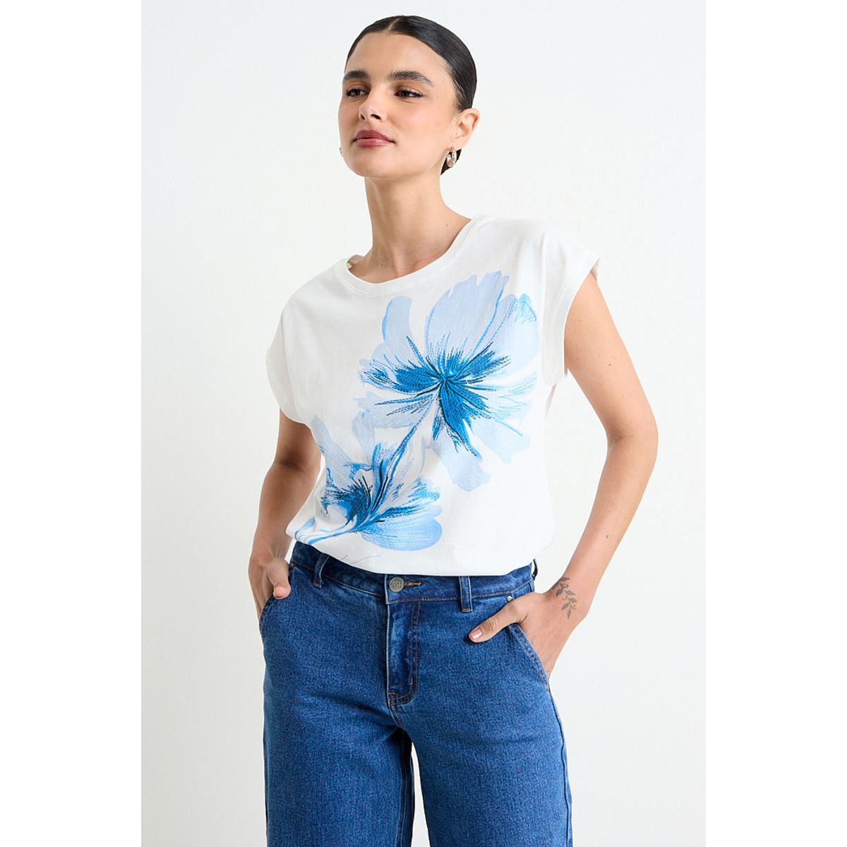 ASH - Polera Fantasia Mujer Crudo Ash