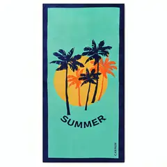 CANNON - Toalla de Playa 320gr 75×150 cm Velour Savora