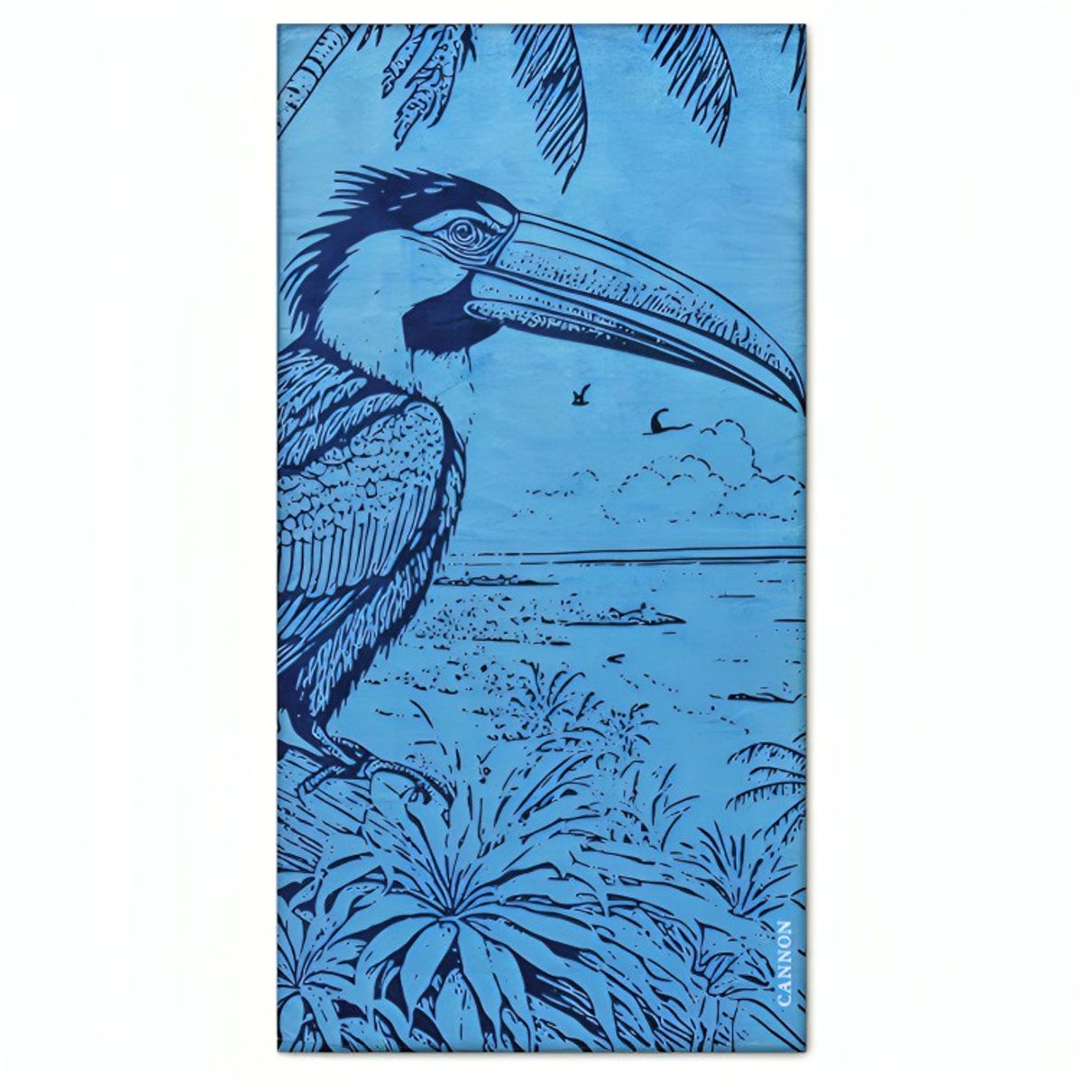 CANNON - Toalla de Playa 320gr 75×150 cm Velour  Celsia  Cannon