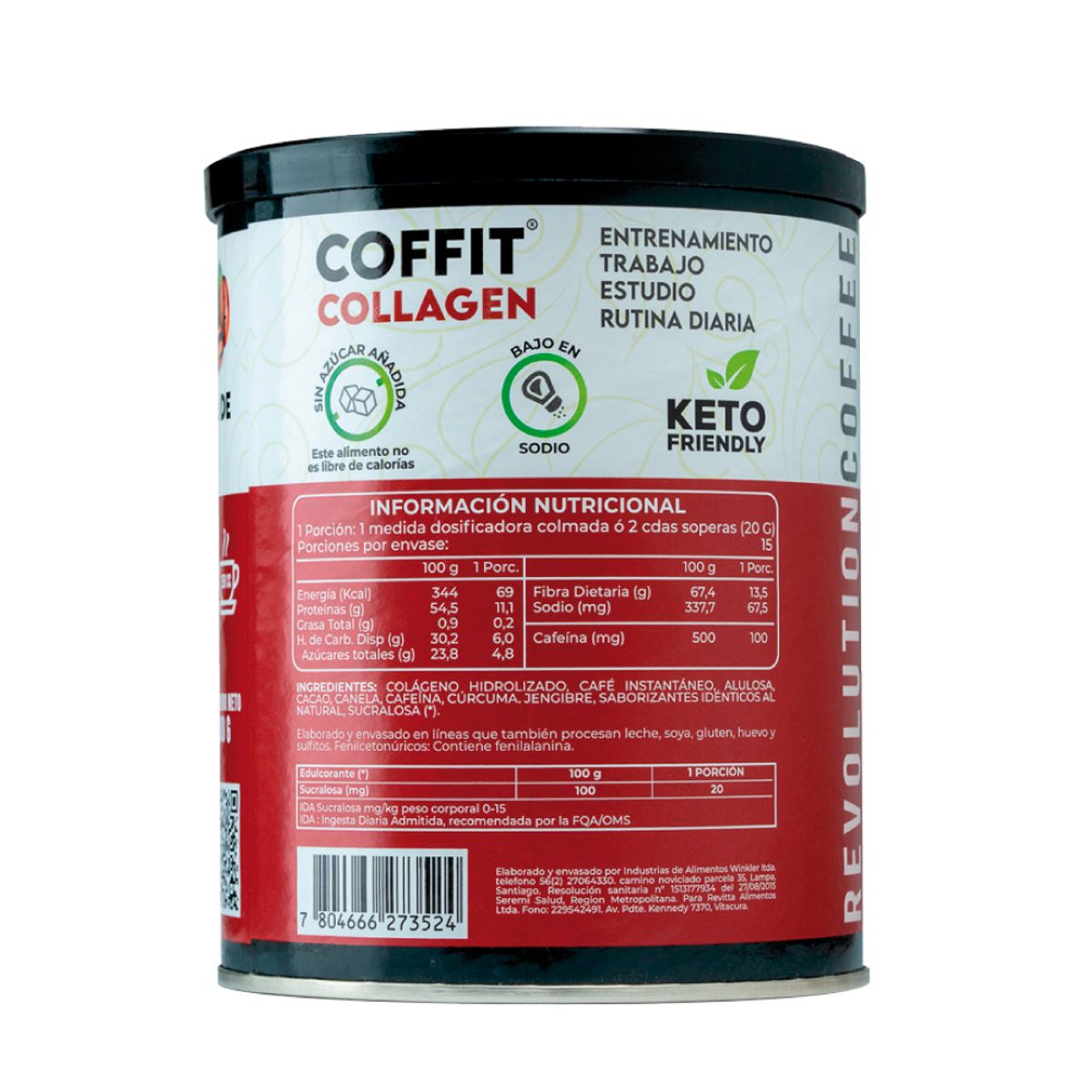 REVITTA WELLNESS - Café + Colágeno Coffit Collagen 300 Grs.