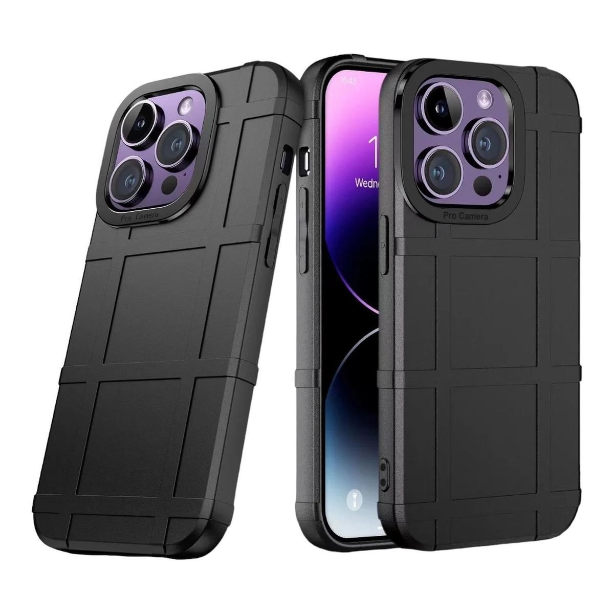 GENERICO - Carcasa Escudo Tpu Para iPhone 15 PRO MAX - Azul