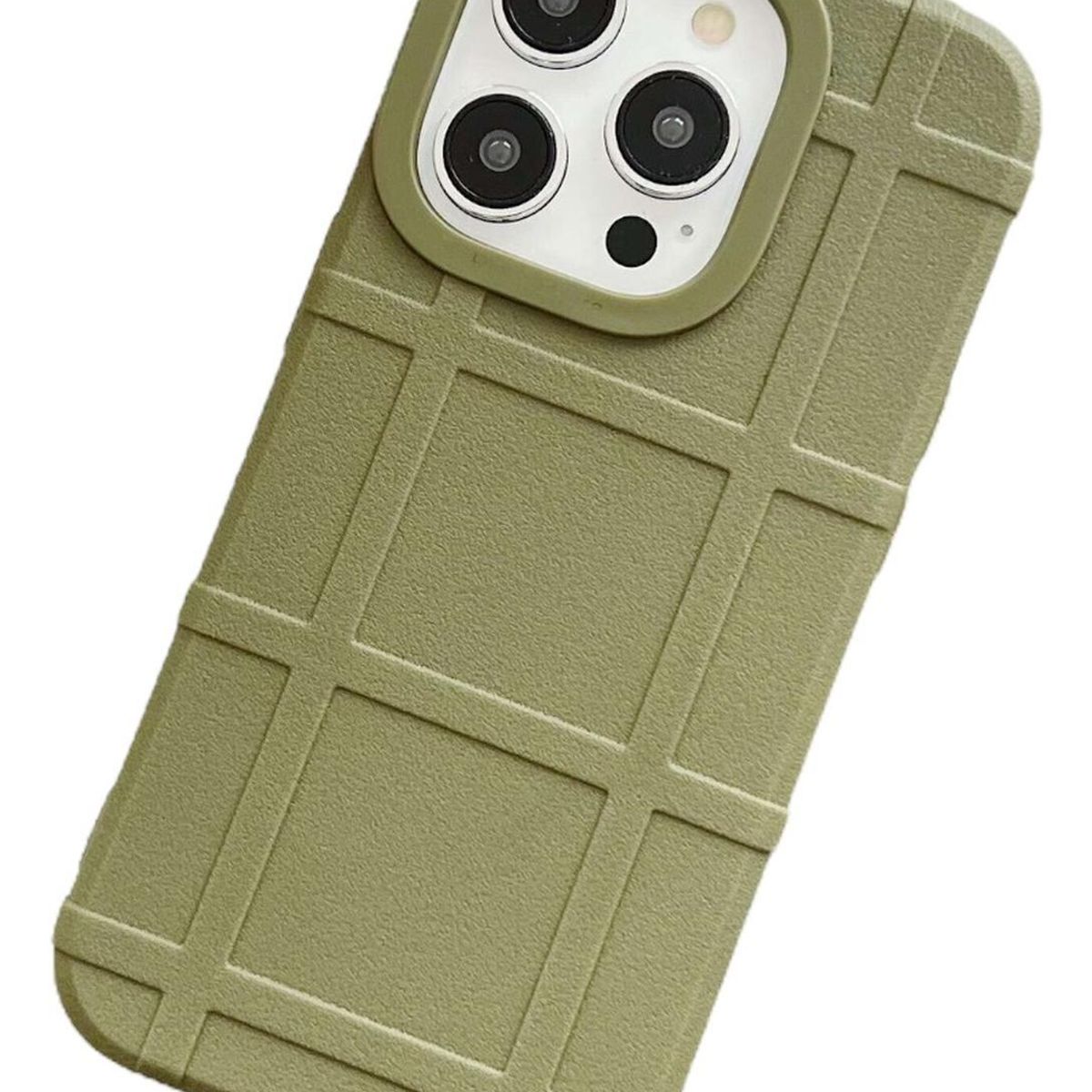 GENERICO - Carcasa Escudo Tpu Para iPhone 15 PRO + Lamina Vidrio - Verde
