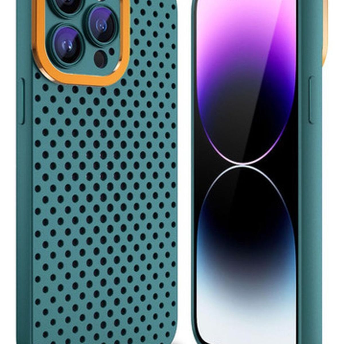 GENERICO - Carcasa Vent Para iPhone 15 - Verde