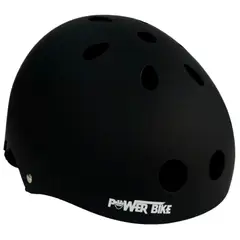 POWERBIKE - Casco Urbano con Luz Negro Talla L