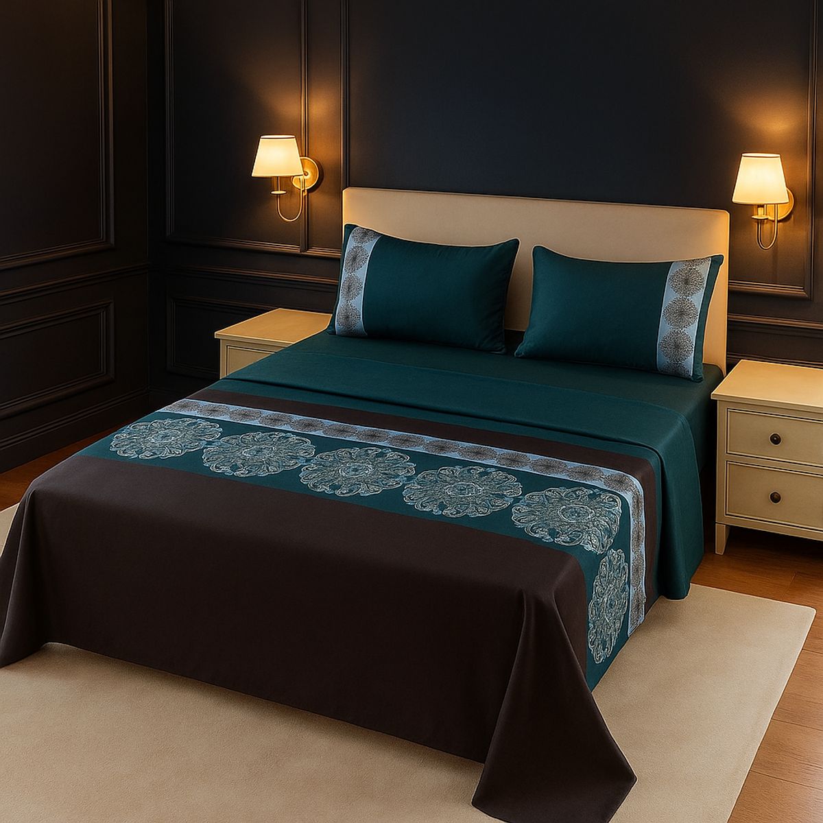 ARMONIA - formato 772 sábanas clásicas 144 hilos KING 2½ P