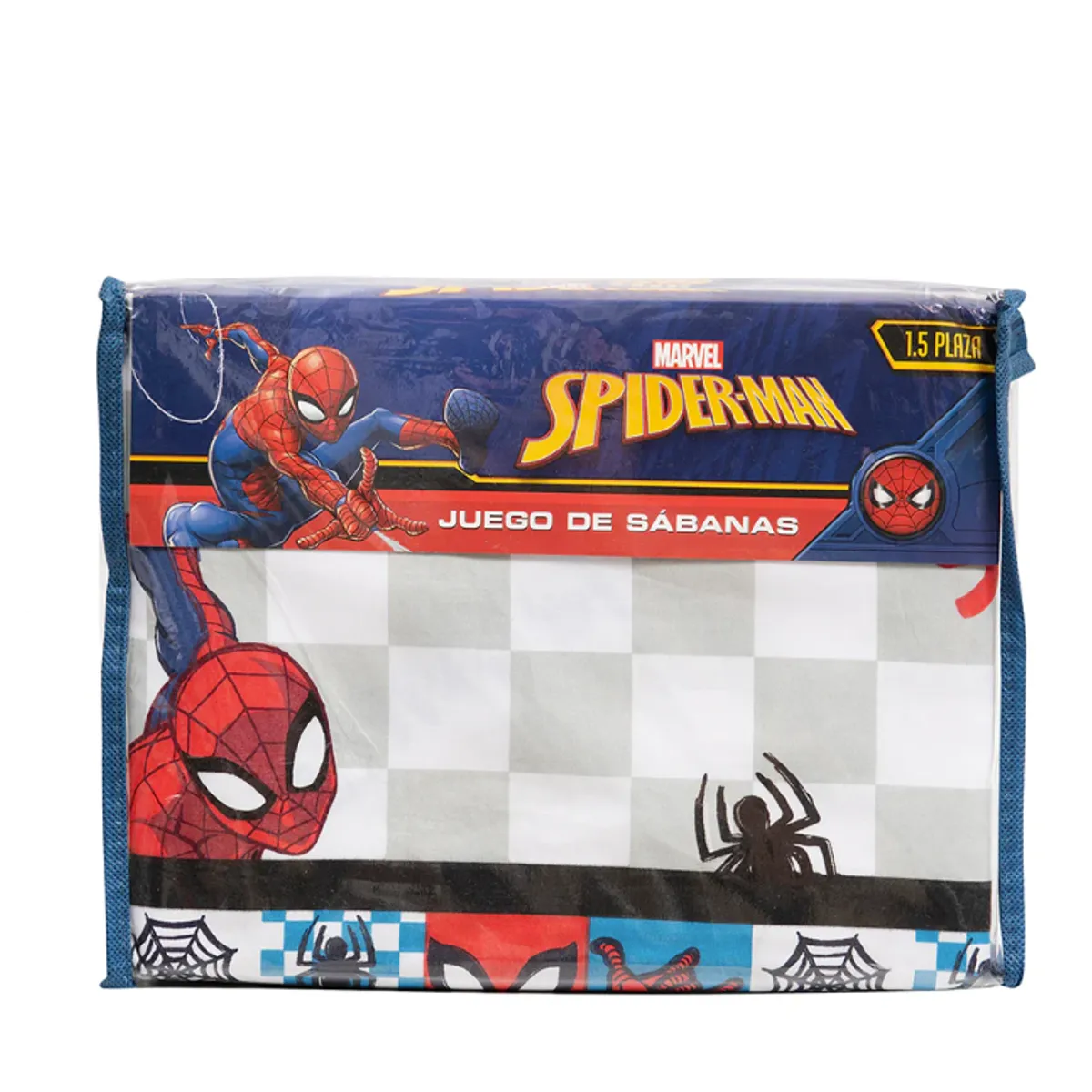 MASHINI - Juego De Sábanas Disney 1.5 Plazas - Mashini Nuevos Spiderman Letras