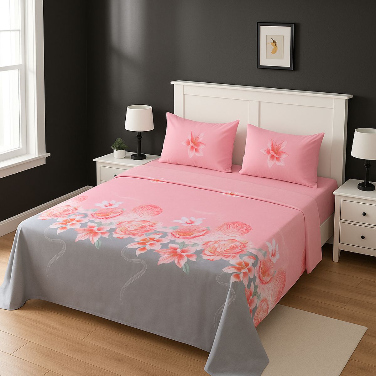 ARMONIA - Sábanas KING 2½ P modelo 762 clásicas 144 hilos