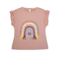 PUMUCKI - Polera Arcoiris Divertido niña