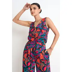 ASH - Blusa Fantasia Cuello En V Mujer Rojo