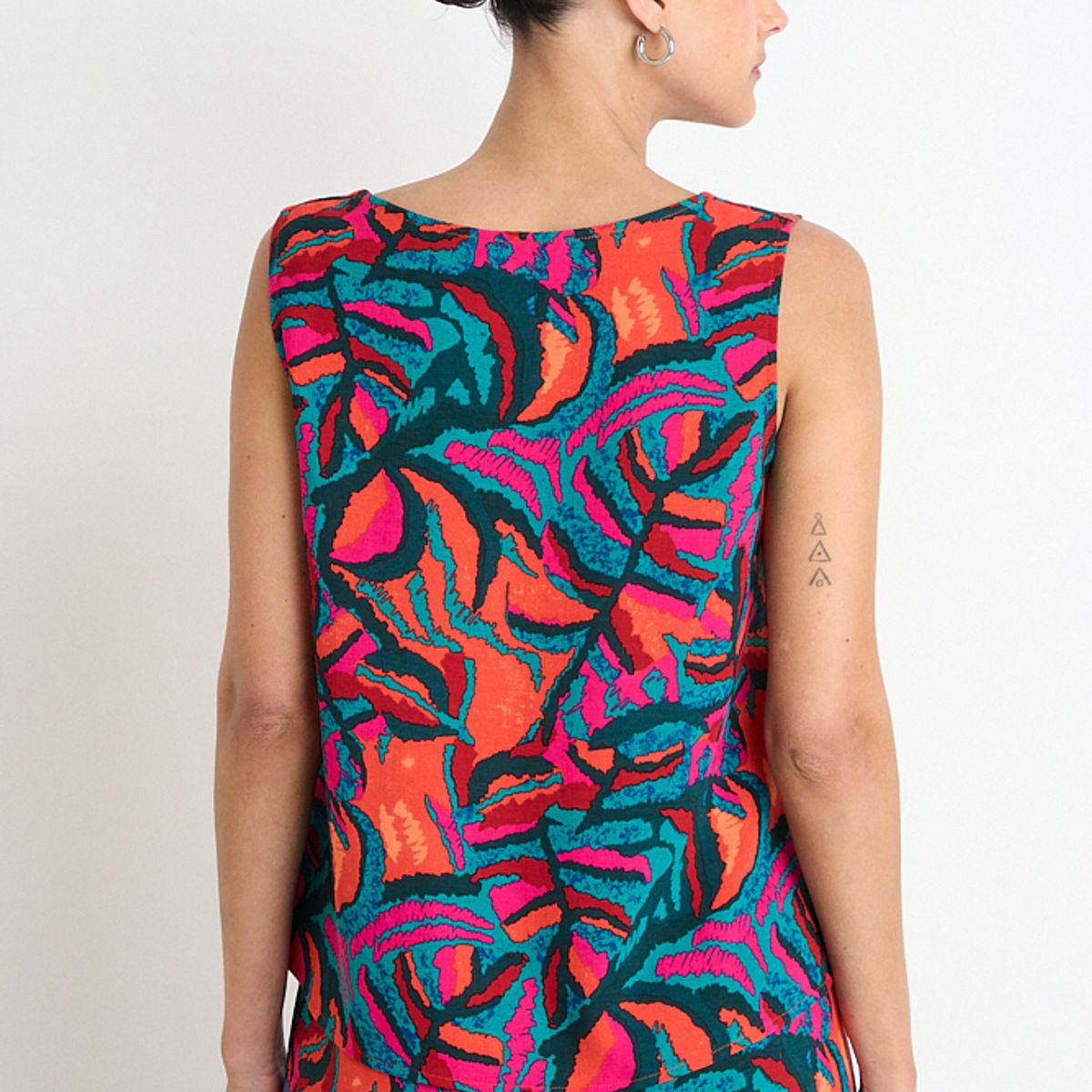 ASH - Blusa Fantasia Cuello En V Mujer Rojo Ash