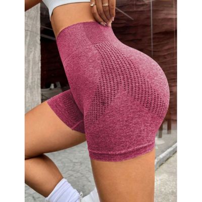 Imagen 2 del producto Calza Short Deportivo Mujer Push Up Frunce Tiro Alto Gym 005