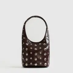 LOUNGE - Cartera De Hombro Maxi Tachas Éclat