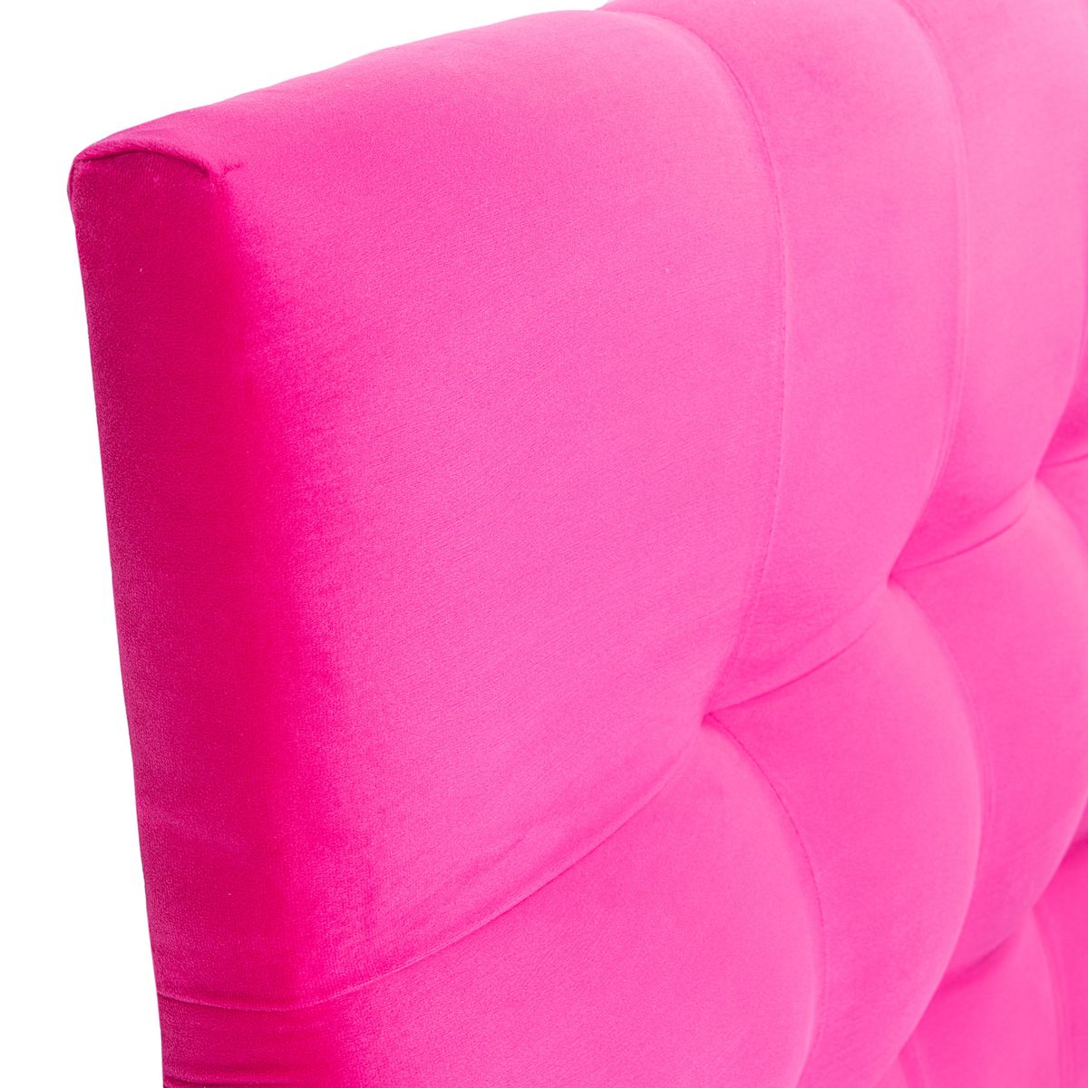GENERICO - Respaldo King Felpa Fucsia Cp Alice