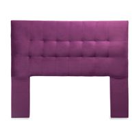 Respaldo King Felpa Morado Cp Alice