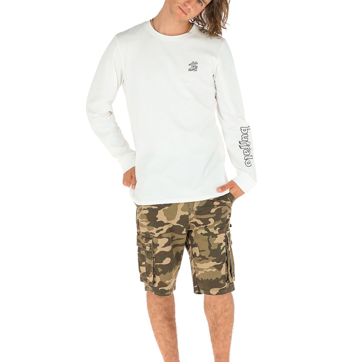 BUFFALO CHILE - Polera Manga Larga Guayacan Hombre Buffalo