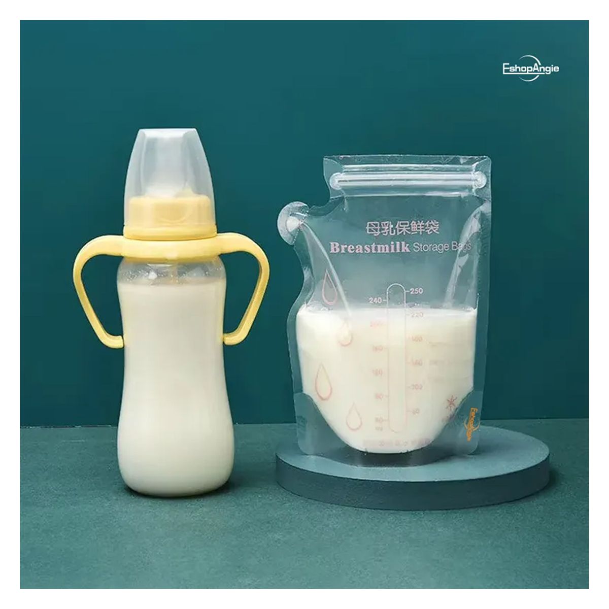 ESHOPANGIE - X30 Bolsas Para Leche Materna 250ml De Almacenamiento