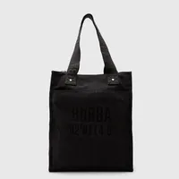 Long Tote Canvas Black Essentials